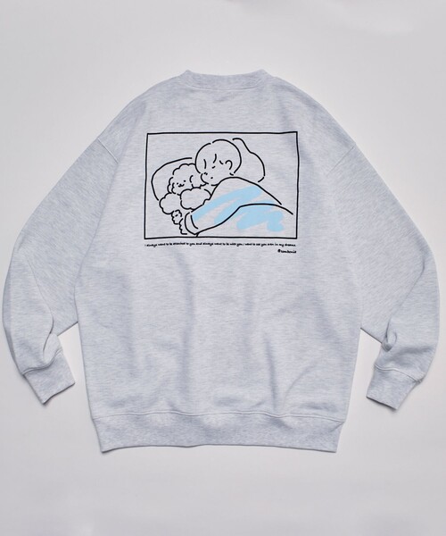 トレーナー スウェット tombonia/トムボニア Sleep with Muck バックプリント クルーネック スウェット メンズ | FREAK'S STORE | 14