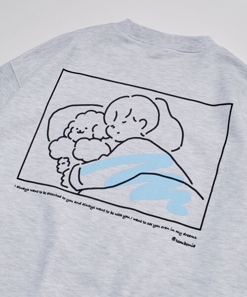 トレーナー スウェット tombonia/トムボニア Sleep with Muck バックプリント クルーネック スウェット メンズ | FREAK'S STORE | 15