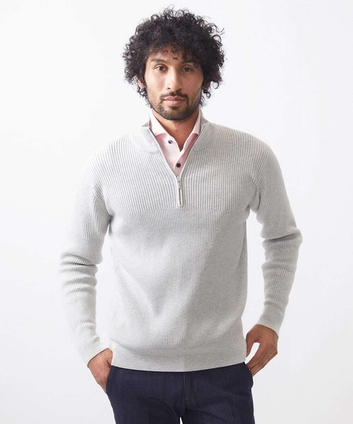 MICHEL KLEIN HOMME（ミッシェルクラン オム） セーター ニット リブ 