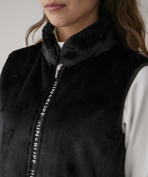 JUN&ROPE'（ジュンアンドロペ） ベスト ジレ 「保温」エコファーライト