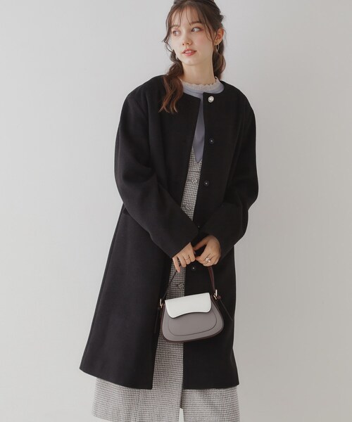 Couture Brooch（クチュール ブローチ） ノーカラーコート コート