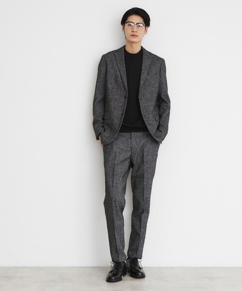 THE SHOP TK ジャケット テーラードジャケット ウール混ホームスパン