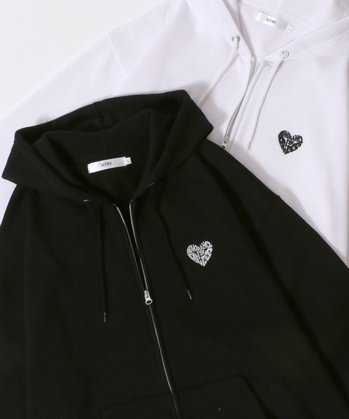 SITRY（シトリー） パーカー SITRY Heart Embroidery Sweat Hoodie