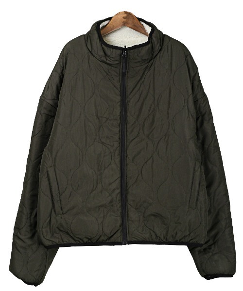 LUXSTYLE（ラグスタイル） ブルゾン アウター リバーシブルボア中綿