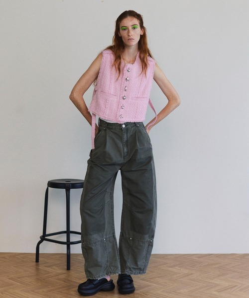 MAISON SPECIAL パンツ Painter Military Curve Pants