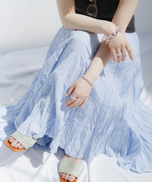 MARIHA（マリハ） スカート 「別注」MARIHA / 草原の虹 ソリッド