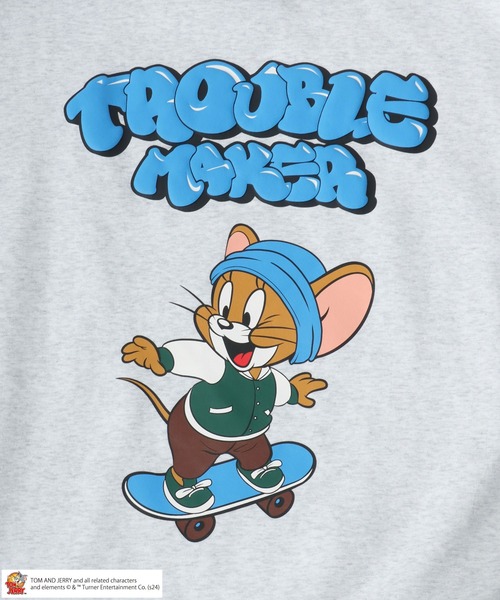トレーナー スウェット 2025SS Tom and Jerry/トム＆ジェリー