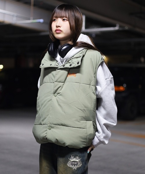 ATMARK ベスト ジレ 「フリーサイズ / UNISEX 」ワンポイント 