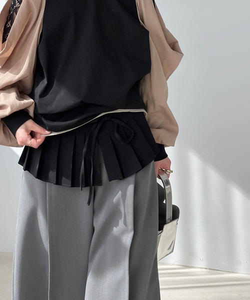 chuclla ベルト プリーツ ラップベルト chw25s018 レディース