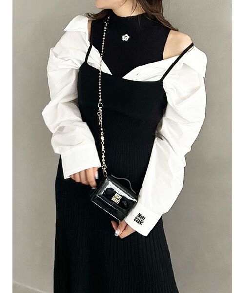 MERCURYDUO 財布 「MARY QUANT」デイジーチャーム付きミニ