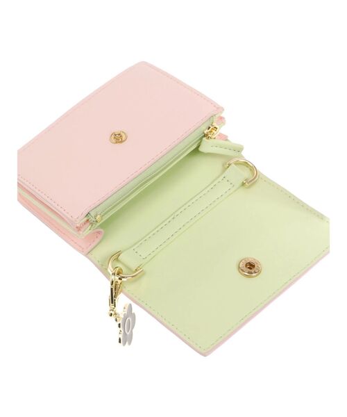 MARY QUANT デイジーチャーム付きミニウォレットマーキュリーデュオ マーキュリーデュオ MERCURYDUO 【MARY QUANT】デイジーチャーム