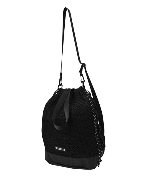 KiU ショルダーバッグ バッグ 2WAY ダブルメッシュドロー