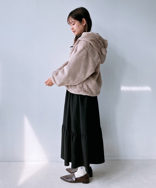 「AS KNOW AS plus」 ブルゾン FREE ベージュ レディース_画像8