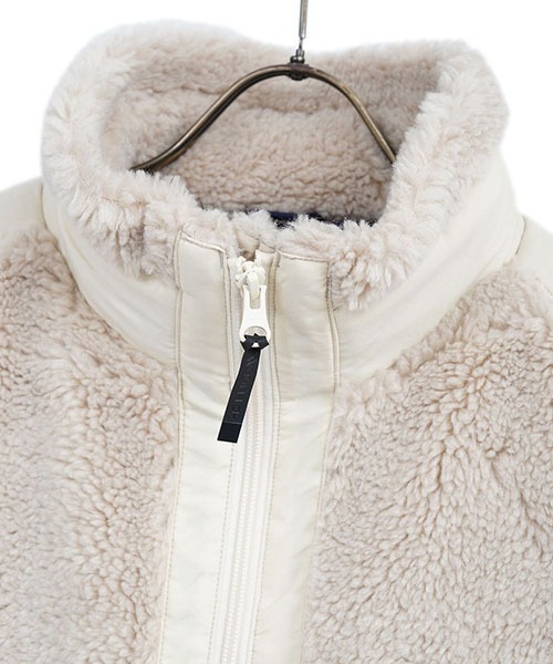 ウールリッチ　正規品　ウールジャケット　ベージュ　ジップアップ　美品 WOOLRICH（ウールリッチ） ジップアップブルゾン M ベージュ