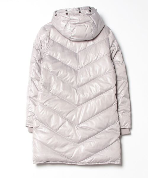 「Ray BEAMS」 ダウンコート 0 グレー レディース_画像2