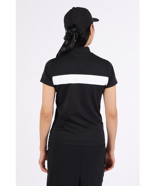 tシャツ 「new balance golf」ストレッチ 保形性 半袖 モックネック プルオーバー (WOMENS) レディース ストレッチ 保形性 半袖 モックネック プルオーバー (WOMENS