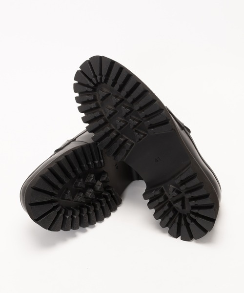 LUCIUS（ルシウス） ローファー 厚底 コインローファー メンズ