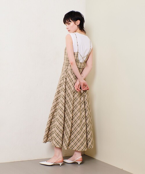 allureville（アルアバイル） ワンピース チェックバックコンシャス