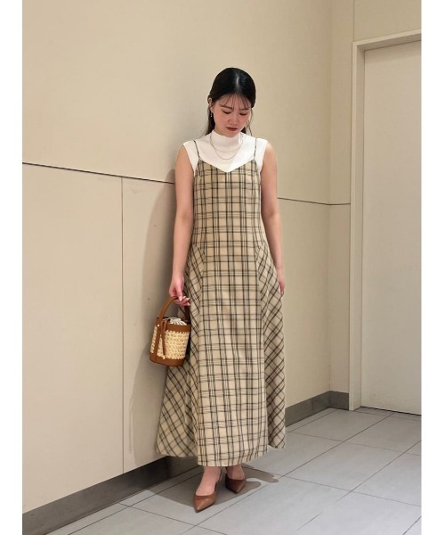 allureville（アルアバイル） ワンピース チェックバックコンシャス