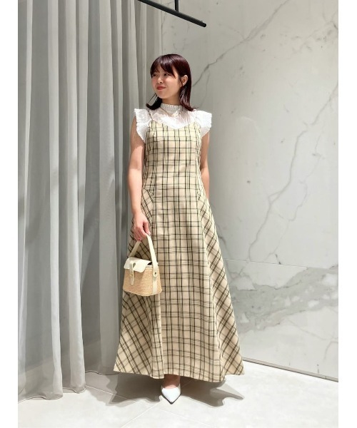 allureville（アルアバイル） ワンピース チェックバックコンシャス