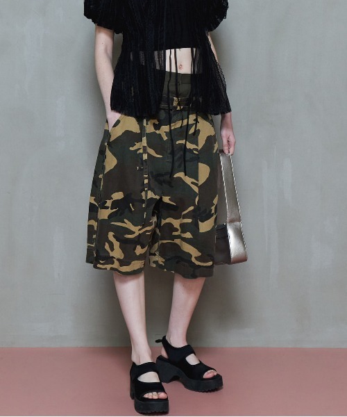 MAISON SPECIAL（メゾンスペシャル） チノパン 2way Double Waist CAMO