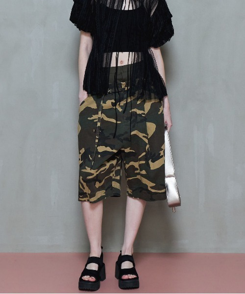 MAISON SPECIAL（メゾンスペシャル） チノパン 2way Double Waist CAMO