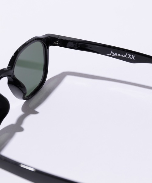jugaad XX MATIRA フレームBLAC KレンズGRAY 美品 jugaadXX サングラス 「jugaadXX」Matira black メンズ