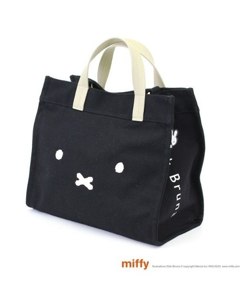 Miffy（ミッフィー） トートバッグ 2 Way トートバッグ ブラック SIFF