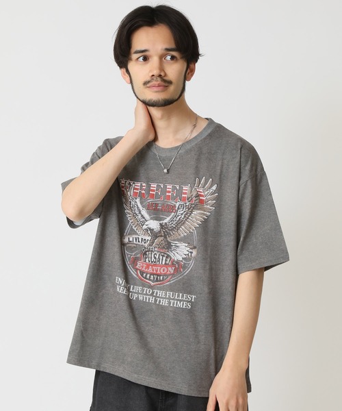 ARCADE tシャツ ヴィンテージ ピグメント加工 クラシック