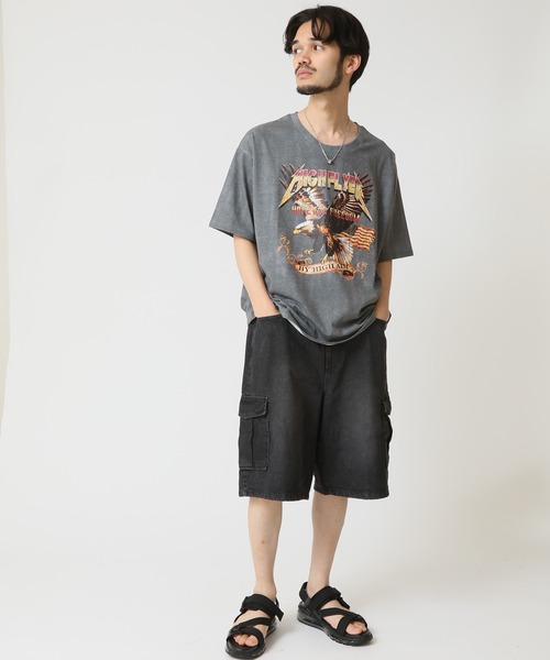 ARCADE tシャツ ヴィンテージ ピグメント加工 クラシック