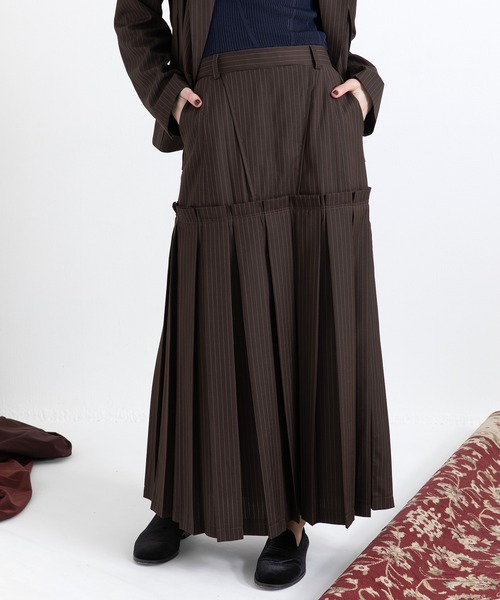 AURALEE オーラリー　ボックスプリーツスカート AURALEE オーラリー ボックスプリーツスカート