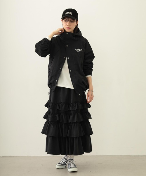 MILKFED. フード付きマウンテンパーカー ブラック セール】MILKFED. MOUNTAIN JACKET（マウンテンパーカー）｜MILKFED
