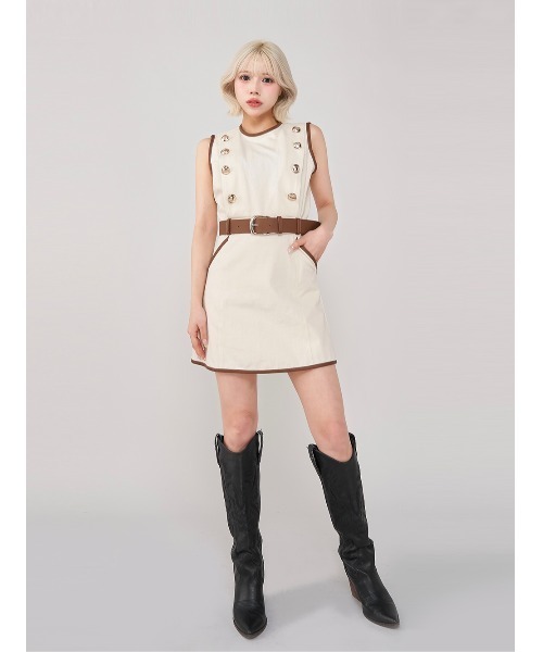 Darich（ダーリッチ） ワンピース キャンバスミニワンピース