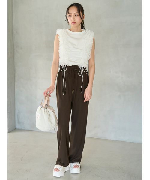 SALE30%OFF スナイデル SNIDEL Sustainableノースリカットソー swct252132 レディース トップス オーガニックコットン サスティナブル デート 楽天市場】SALE30%OFF スナイデル SNIDEL Sustainableノースリ