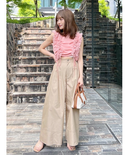 SNIDEL◆ノースリーブカットソー/SWNT252115 SNIDEL tシャツ Sustainableノースリカットソー レディース