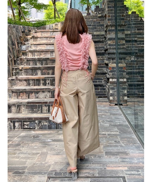 SNIDEL tシャツ Sustainableノースリカットソー レディース