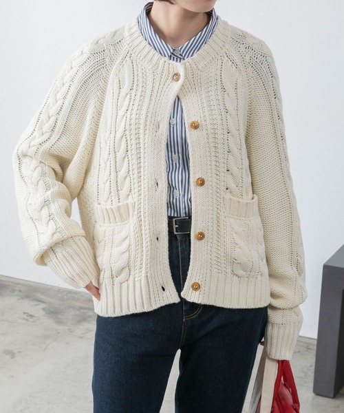 BONLECILL（ボンルシール） ニットカーディガン FREE アイボリー