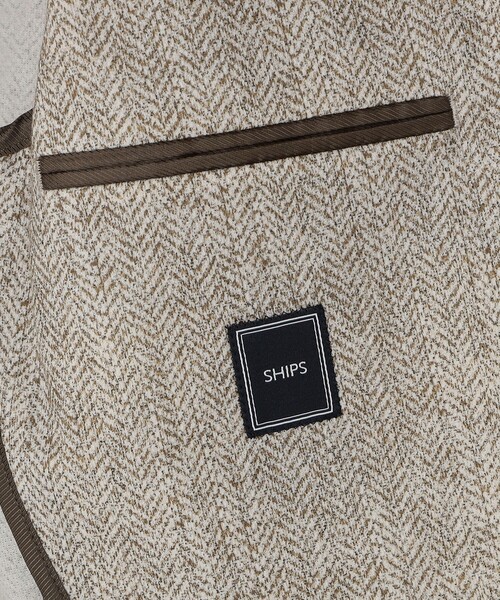 SHIPS ジャケット SHIPS(シップス) ハウンドトゥーステーラードジャケット千鳥格子