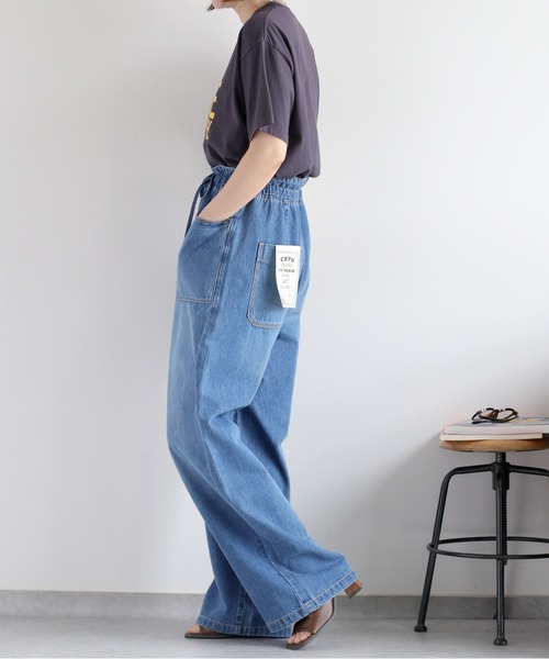cepo（セポ） ワイドパンツ ジーンズ デニム デニムパンツ 暑い夏を