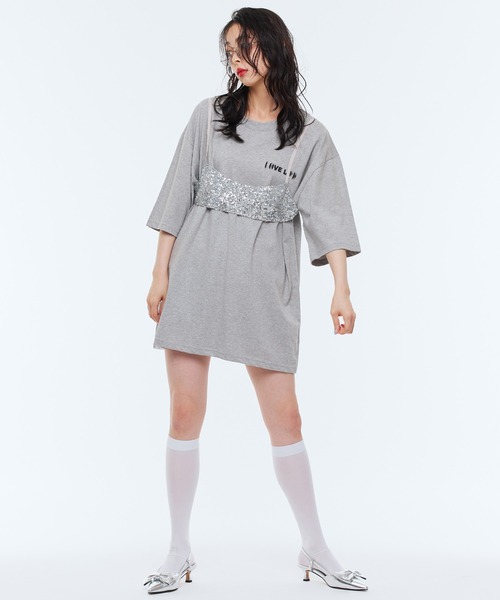 Narcissus tシャツ 「Narcissus」ロゴオーバーTシャツ
