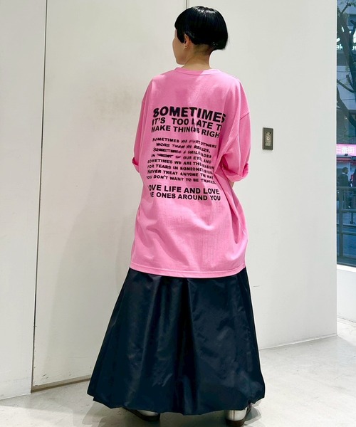 Narcissus tシャツ ロゴオーバーTシャツ/ヴィンテージ風「動画