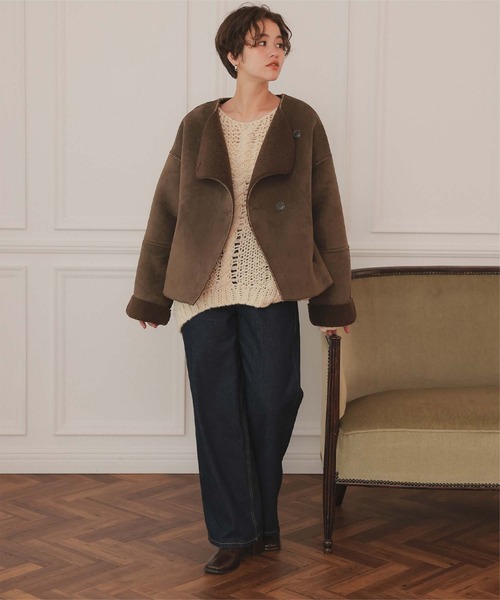 titivate（ティティベイト） ジャケット ノーカラージャケット