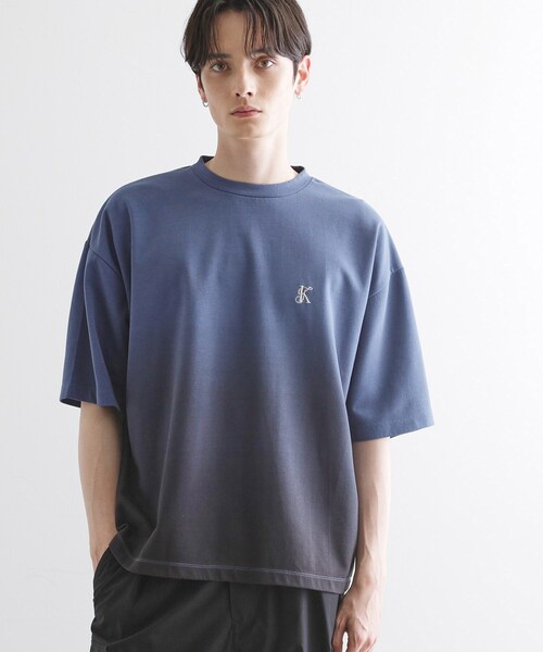 tk.TAKEO KIKUCHI（ティーケータケオキクチ） tシャツ グラデーション