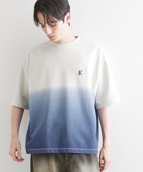 tk.TAKEO KIKUCHI（ティーケータケオキクチ） tシャツ グラデーション