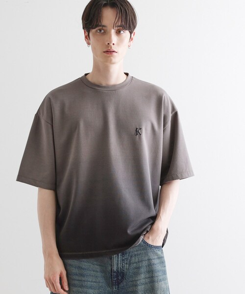 tk.TAKEO KIKUCHI（ティーケータケオキクチ） tシャツ グラデーション