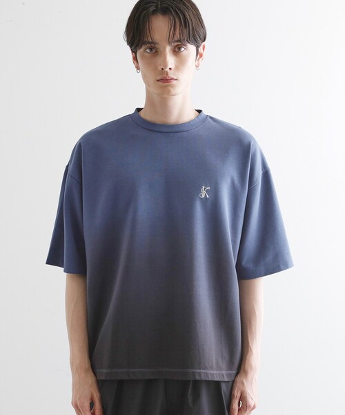 tk.TAKEO KIKUCHI（ティーケータケオキクチ） tシャツ グラデーション