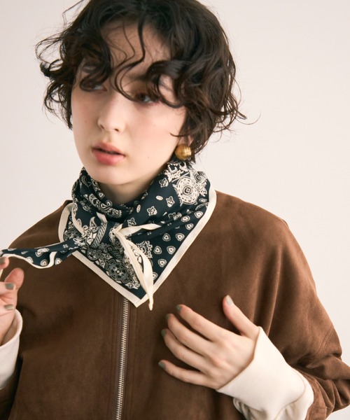 Trish（トリッシュ） ストール マフラー 柄アソート バンダナ柄