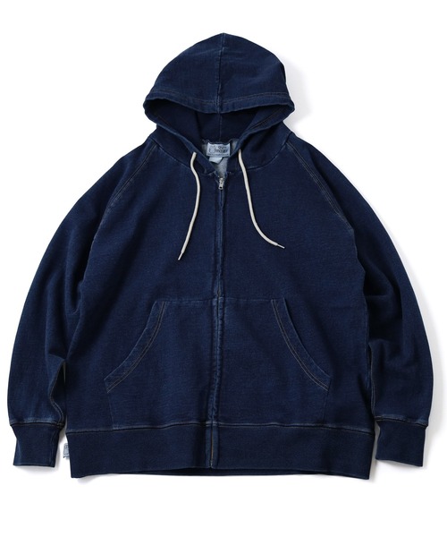 gym master（ジムマスター） パーカー 11oz インディゴスウェットZIP 