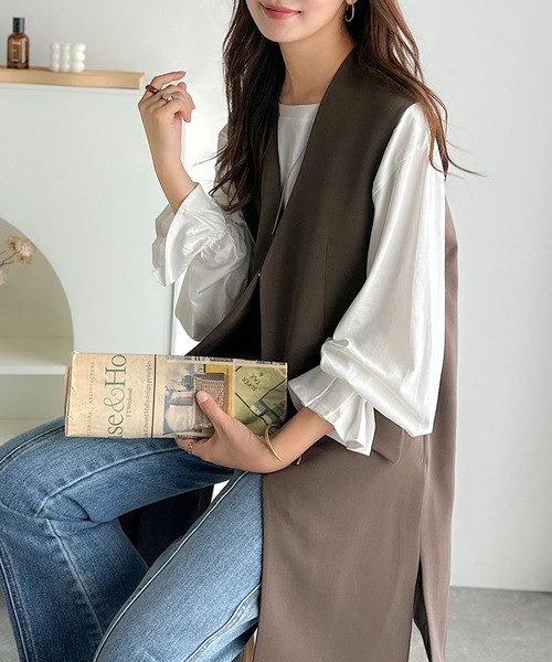 classicalelf（クラシカルエルフ） ベスト ジレ 足し算でファッション