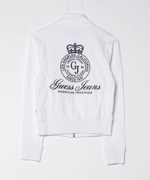 コート アウター GUESS JEANS Full Zip Mock Neck Sweat トラック コート アウター GUESS JEANS Full Zip Mock Neck Sweat トラック
